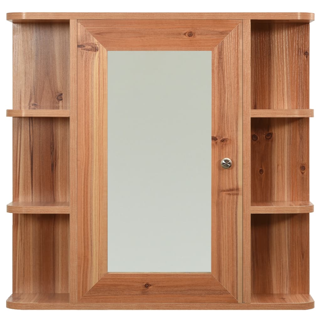 Speilskap til baderom eik 66x17x63 cm MDF