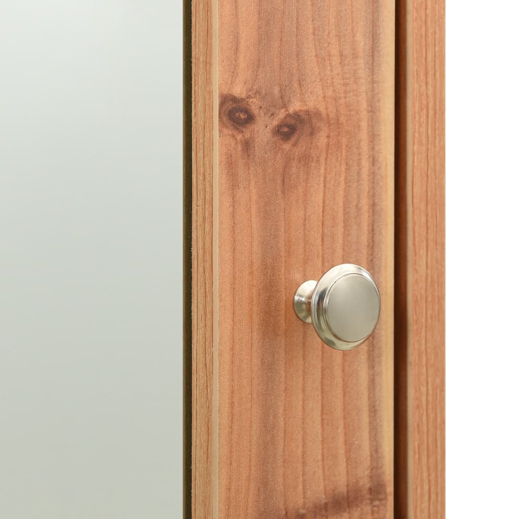 Speilskap til baderom eik 66x17x63 cm MDF
