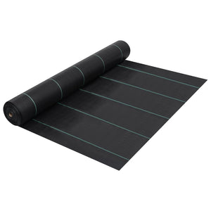 Kontrollmatte for ugress svart 2x50 m PP