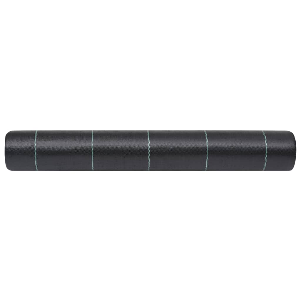 Kontrollmatte for ugress svart 2x50 m PP