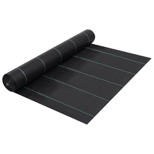 Kontrollmatte for ugress svart 2x150 m PP