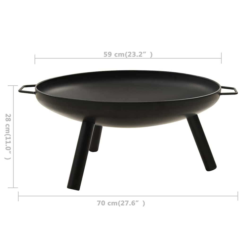 Bålfat 70x59x28 cm stål