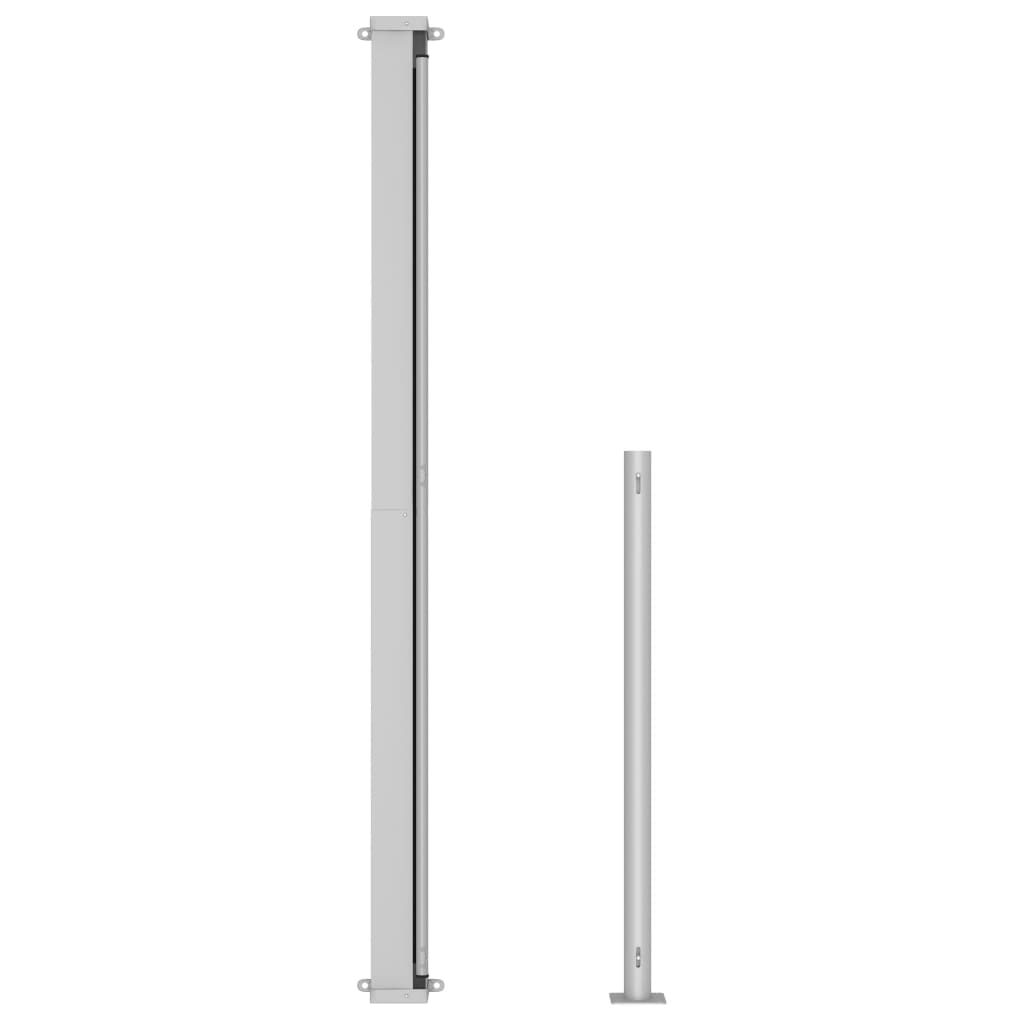 Uttrekkbar sidemarkise 220x500 cm blå