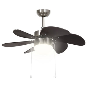 Takvifte med lys 76 cm mørkebrun