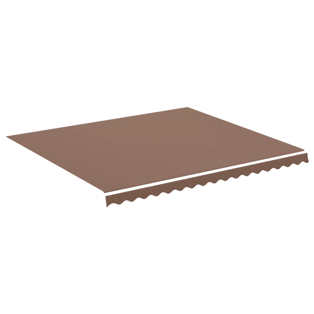 Erstatningsduk for markise brun 4x3,5 m