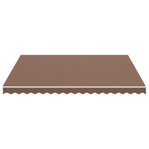 Erstatningsduk for markise brun 4x3,5 m