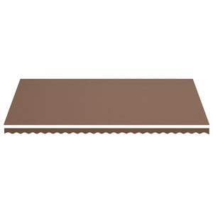Erstatningsduk for markise brun 6x3,5 m