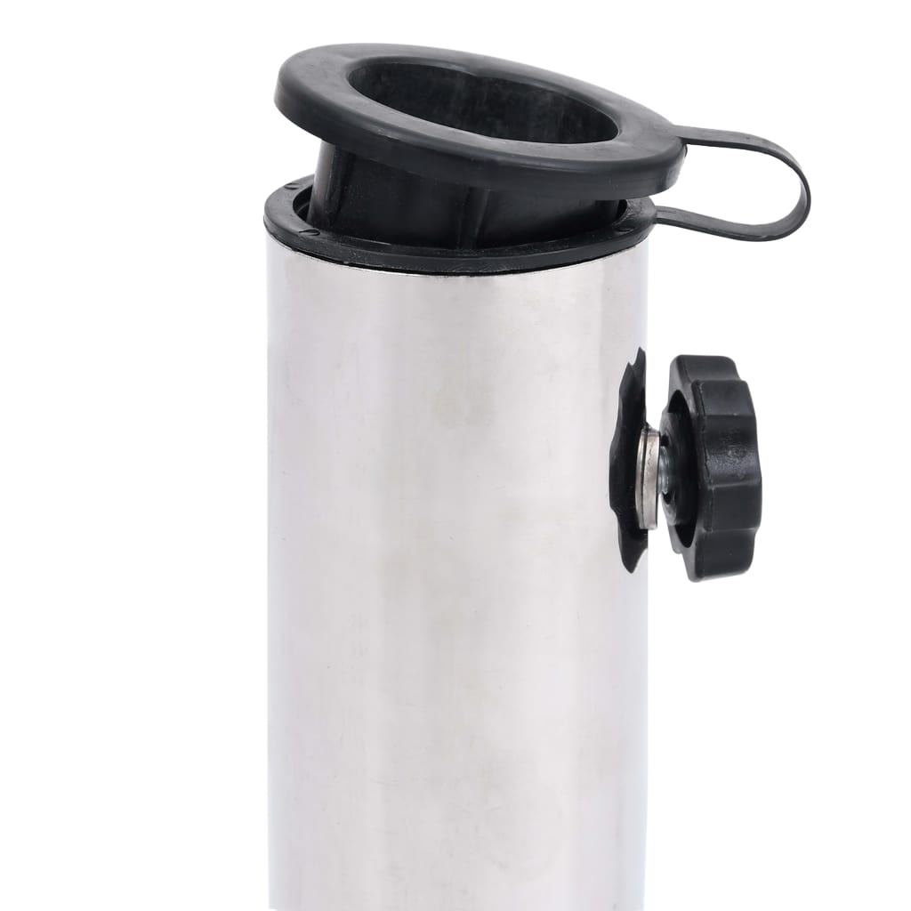 Parasol base light gray 45x25x8.3 cm granite