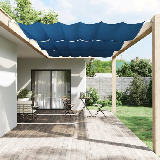 Vertikal markise blå 200x270 cm oxfordstoff