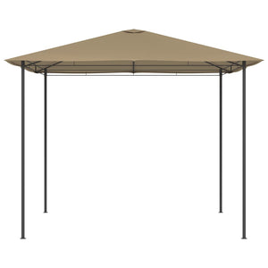 Paviljong 3x3x2,6 m gråbrun 160 g/m²