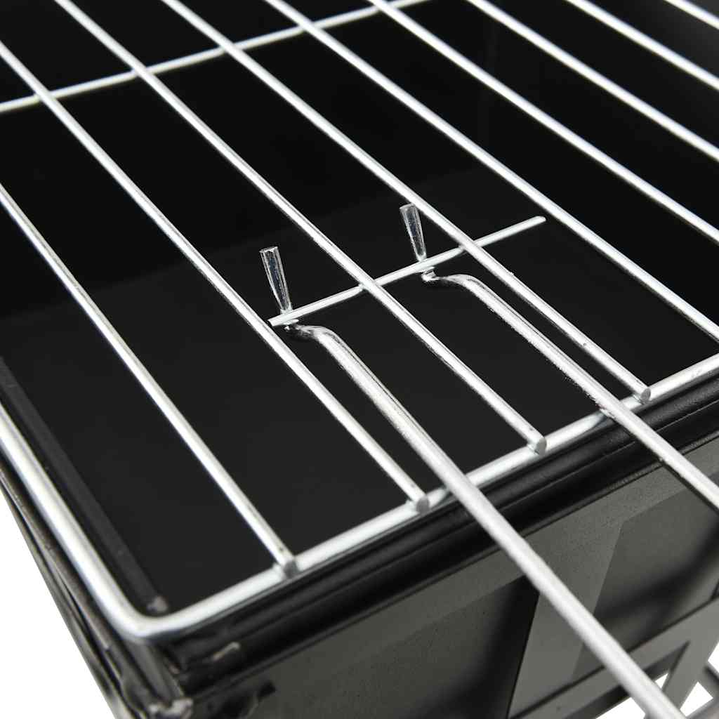 2-i-1 bålfat og grill 34x34x48 cm stål