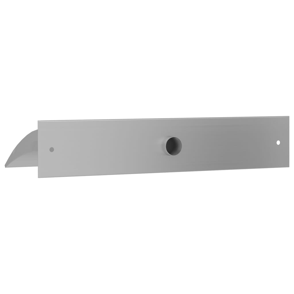 Pool fountain silver 45x26x13 cm stainless steel