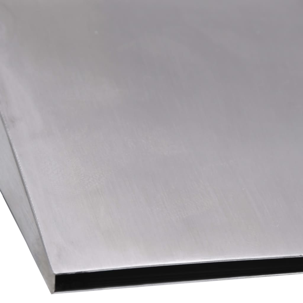 Pool fountain silver 45x26x13 cm stainless steel