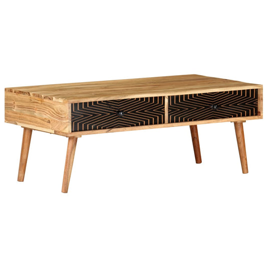 Salongbord 100x50x39 cm heltre akasie
