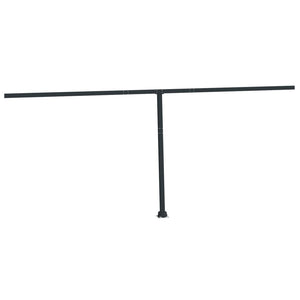 Markisestolpesett antrasitt 600x245 cm jern