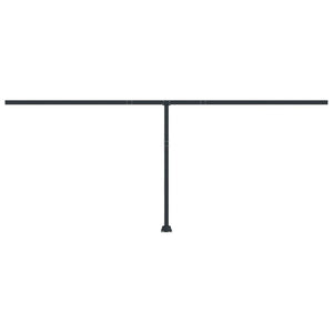 Markisestolpesett antrasitt 600x245 cm jern