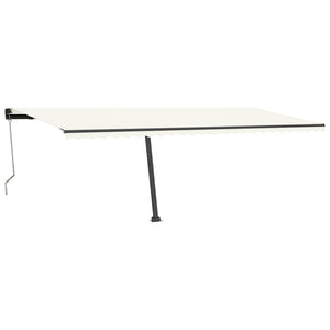 Markisestolpesett antrasitt 600x245 cm jern