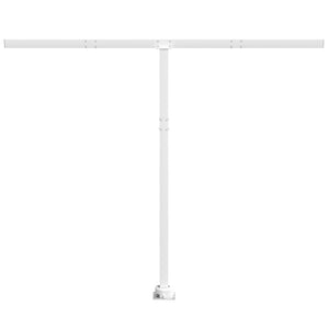 Markisestolpesett hvit 300x245 cm jern