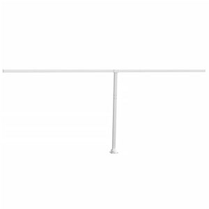 Markisestolpesett hvit 600x245 cm jern