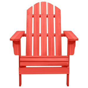 Adirondack hagestol heltre gran rød