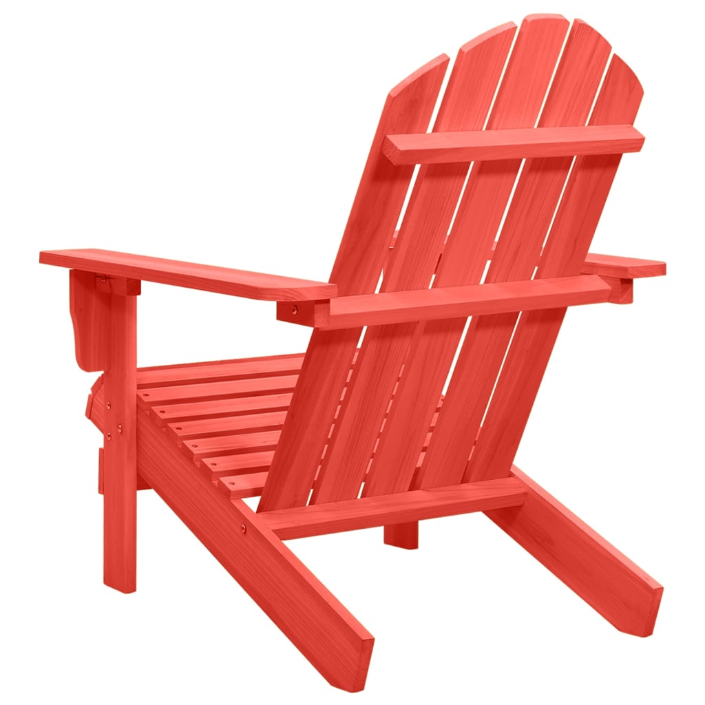 Adirondack hagestol heltre gran rød