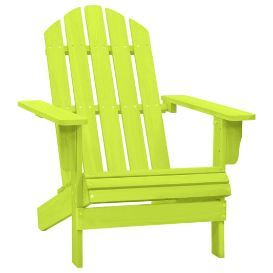 Adirondack garden chair solid spruce green