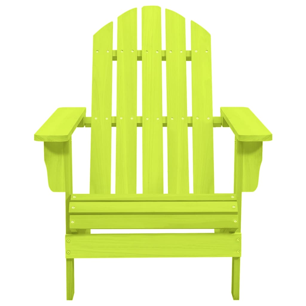 Adirondack garden chair solid spruce green