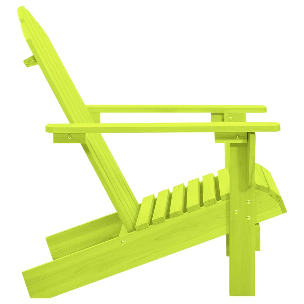 Adirondack garden chair solid spruce green