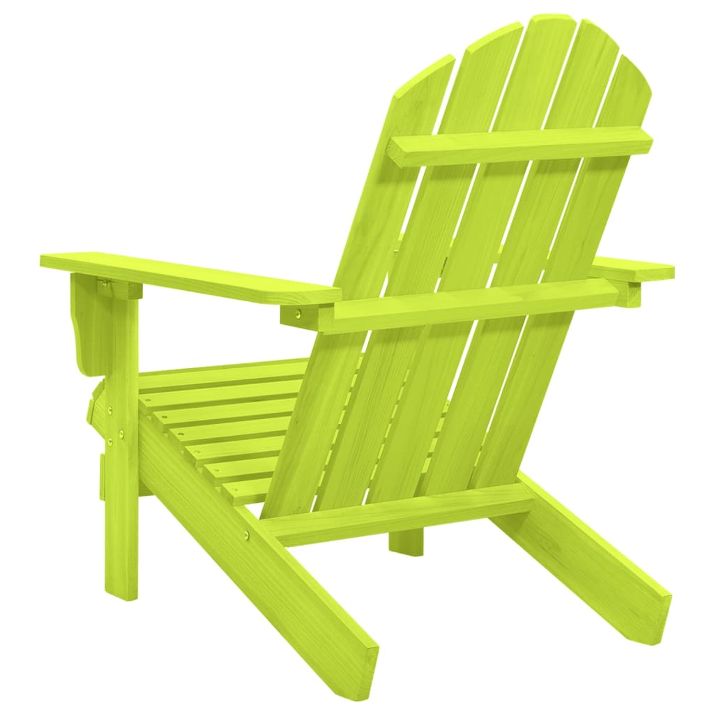 Adirondack garden chair solid spruce green