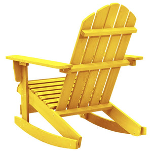Adirondack gyngestol for hage heltre gran gul