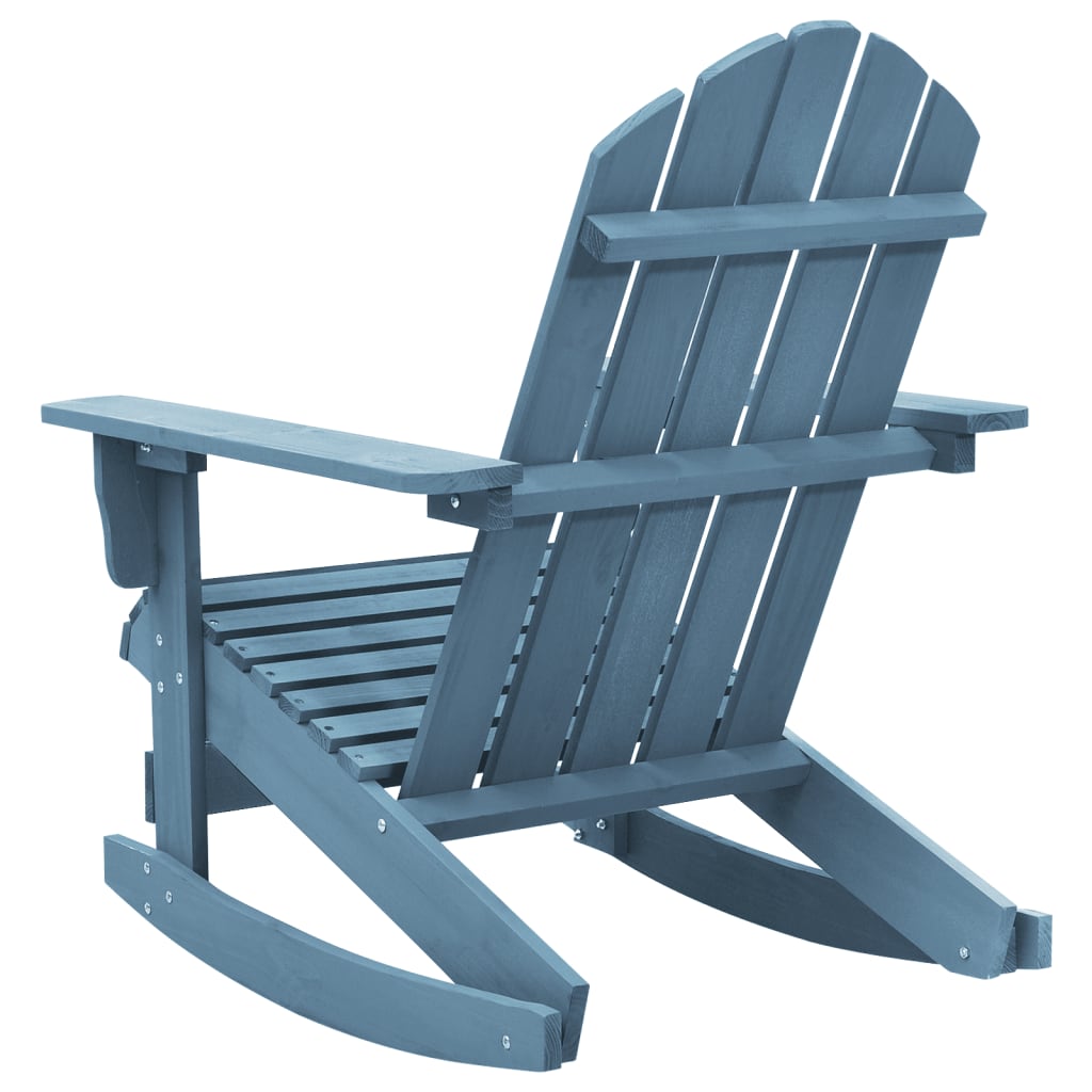 Adirondack gyngestol for hage heltre gran blå