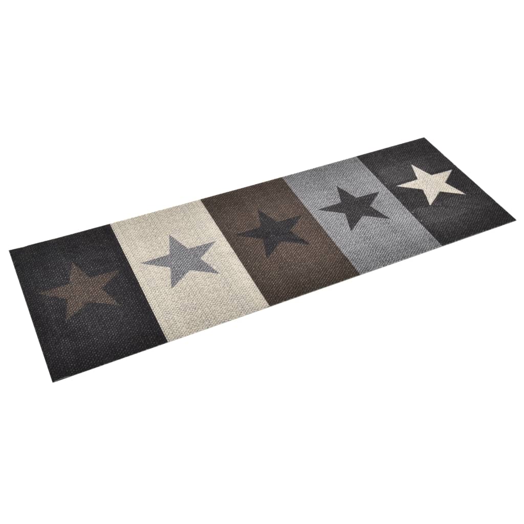 Vaskbart kjøkkenteppe Stars 45x150 cm