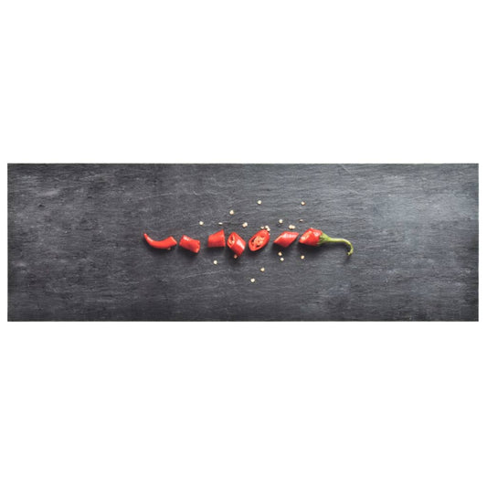 Vaskbart kjøkkenteppe pepper 45x150 cm