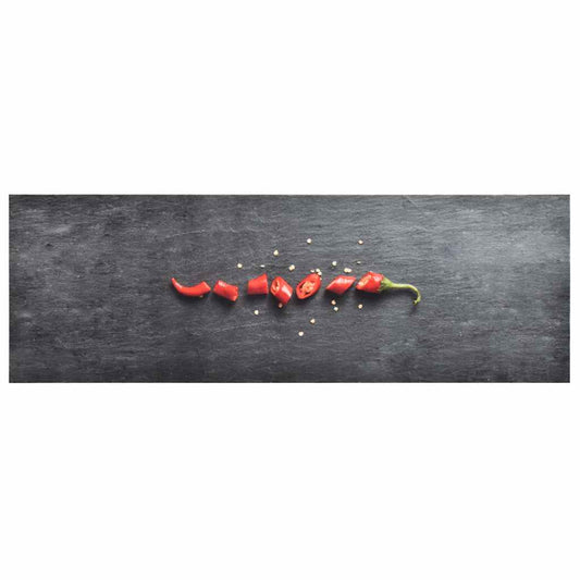 Vaskbart kjøkkenteppe pepper 60x180 cm