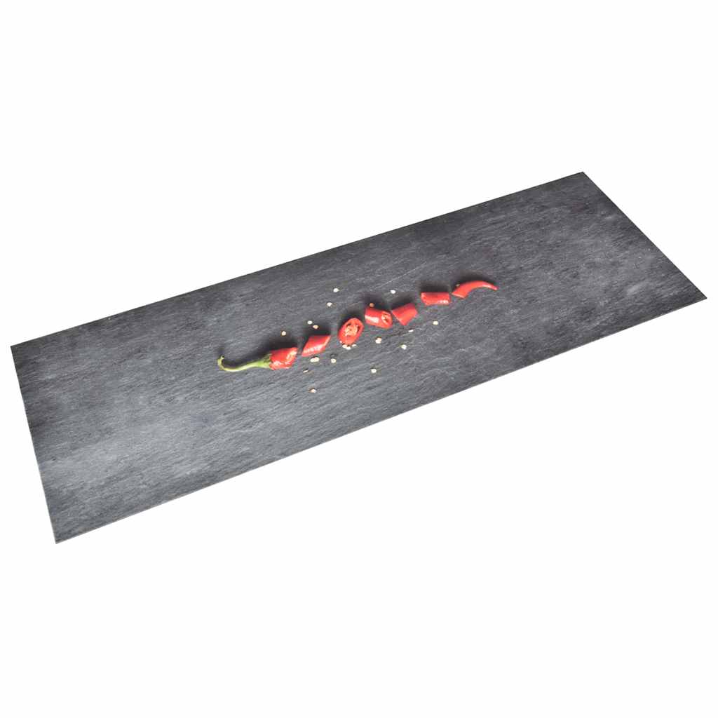 Vaskbart kjøkkenteppe pepper 60x180 cm