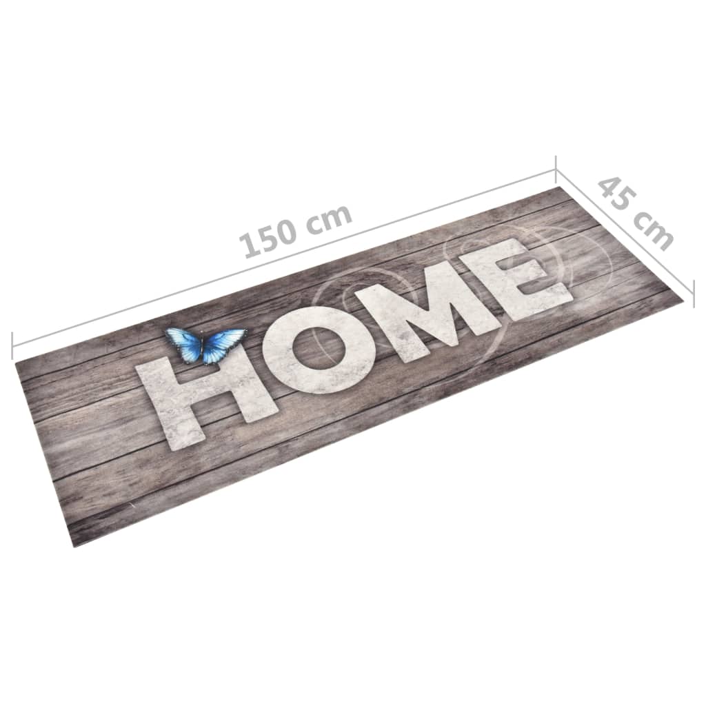 Vaskbart kjøkkenteppe Home 45x150 cm