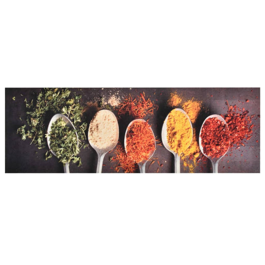 Vaskbart kjøkkenteppe Spoons 60x180 cm