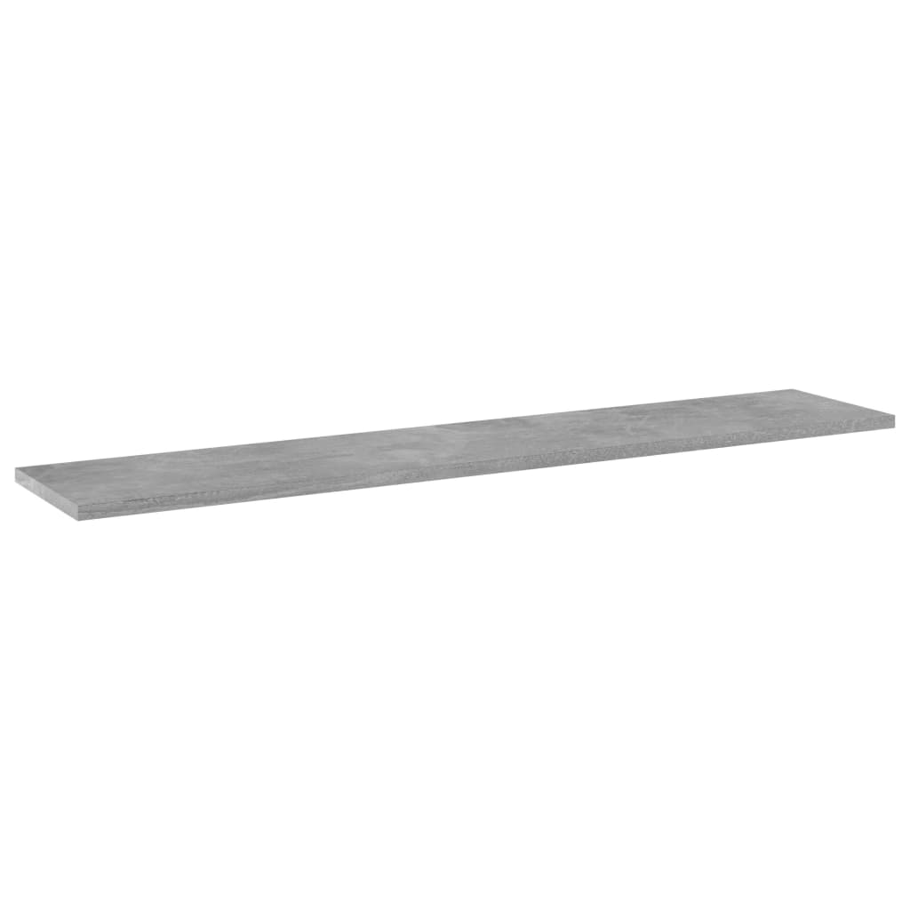 Hylleplater 4 stk betonggrå 100x20x1,5 cm konstruert tre