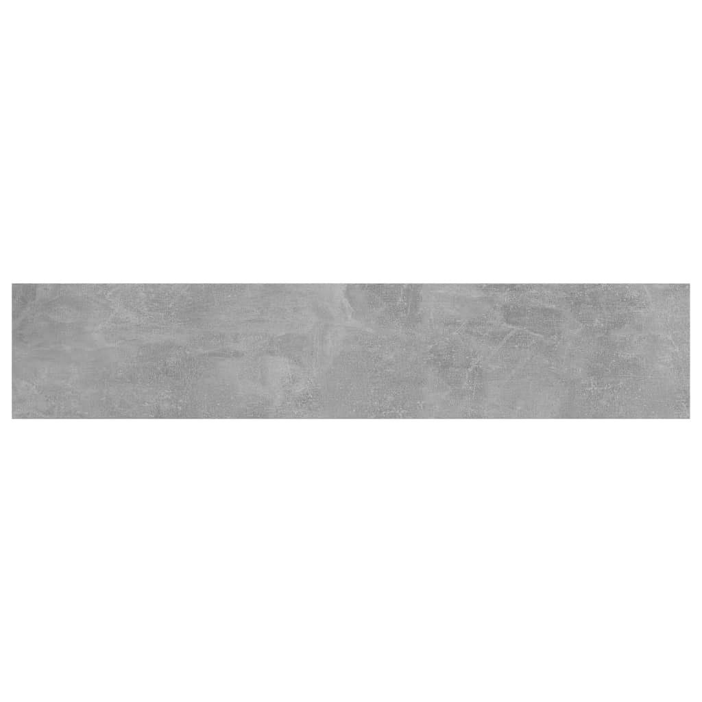 Hylleplater 4 stk betonggrå 100x20x1,5 cm konstruert tre
