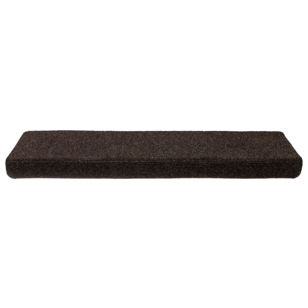Trappematter 15 stk nålestempel 65x21x4 cm brun