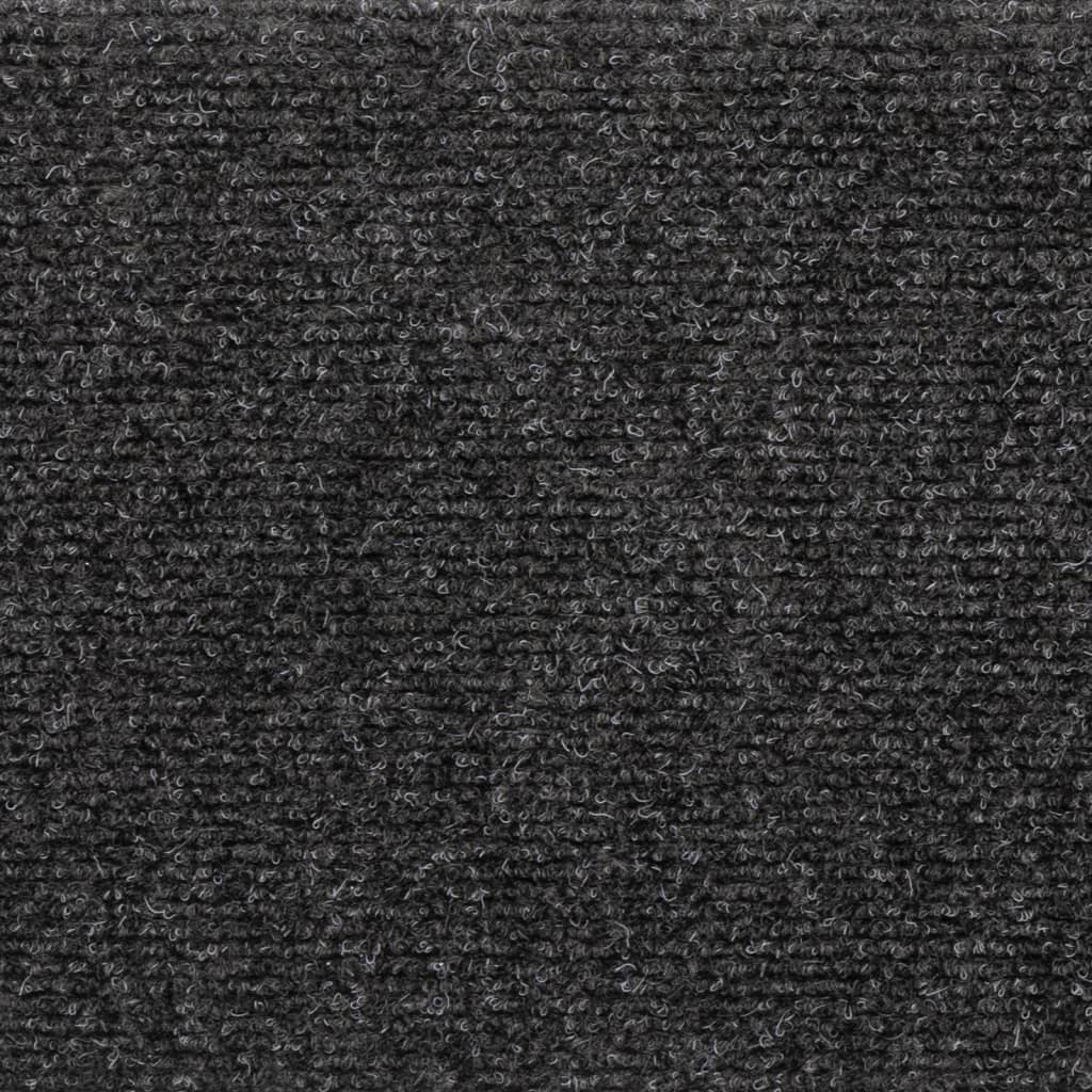 Trappematter 15 stk nålestempel 65x21x4 cm antrasitt