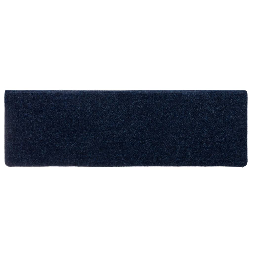 Trappematter 15 stk nålestempel 65x21x4 cm blå