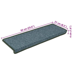 Trappetrinnstepper 15 stk 65x21x4 cm grønn