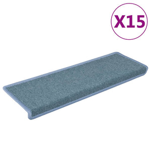 Trappetrinnstepper 15 stk 65x21x4 cm blå