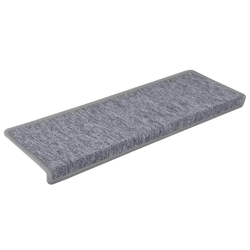 Trappetrinnstepper 15 stk 65x21x4 cm hvit og grå
