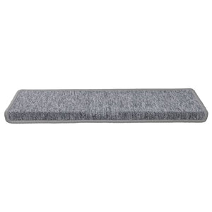Trappetrinnstepper 15 stk 65x21x4 cm hvit og grå