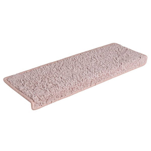 Trappetrinnstepper 15 stk 65x21x4 cm hvit og rosa