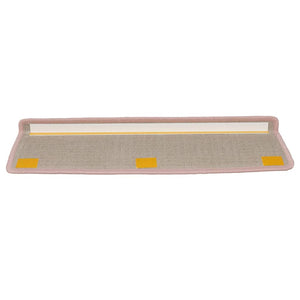 Trappetrinnstepper 15 stk 65x21x4 cm hvit og rosa
