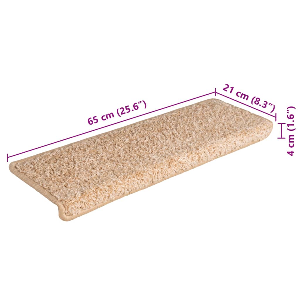 Trappetrinnstepper 15 stk 65x21x4 cm gull