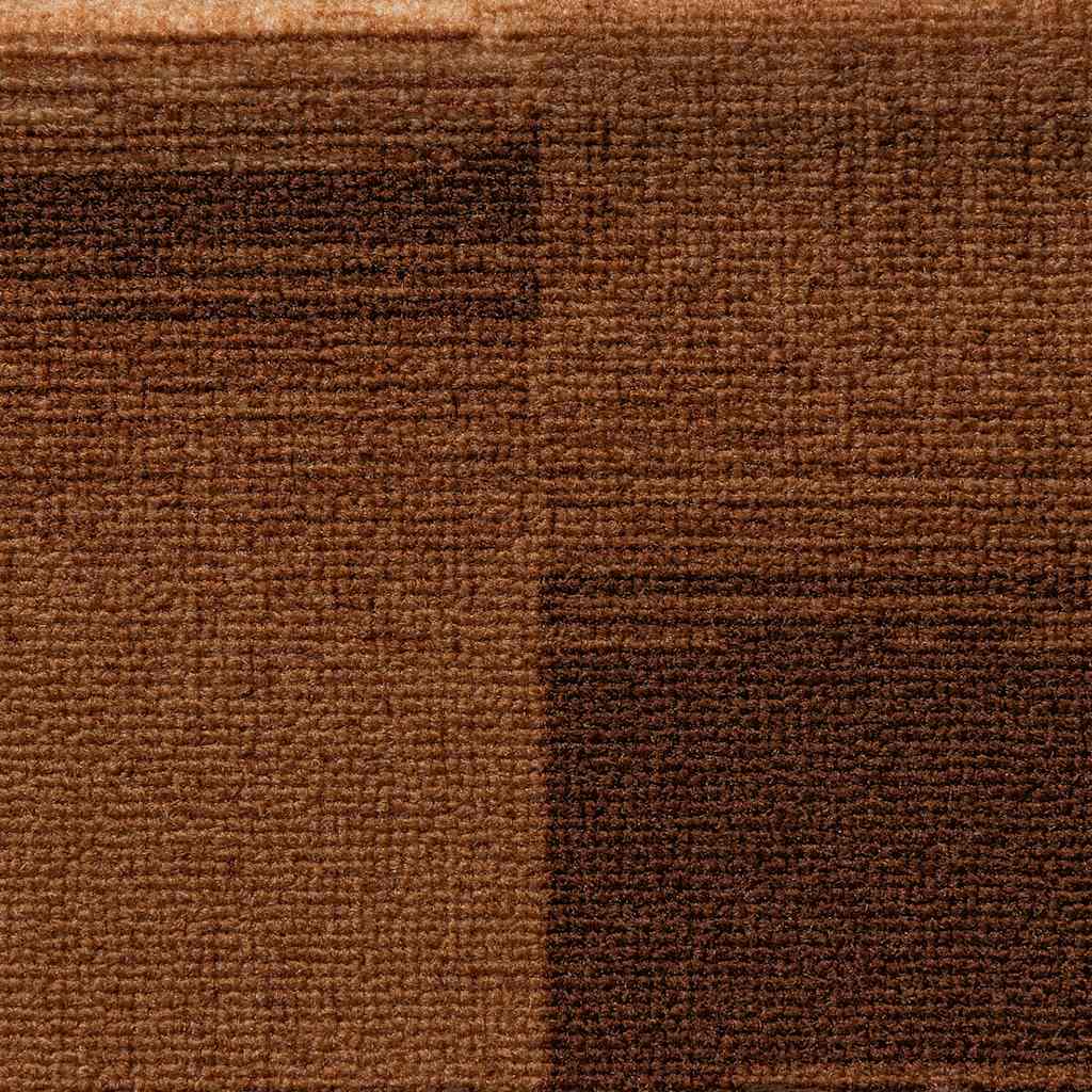 Selvklebende trappematter 15 stk 65x21x4 cm brun